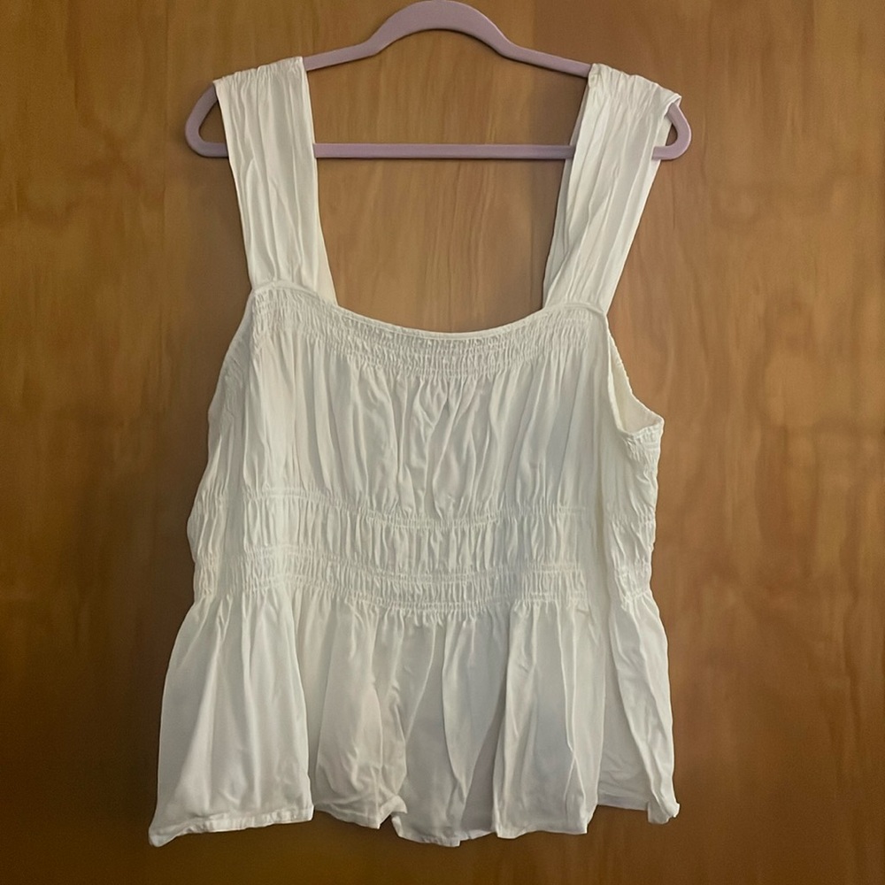 White H&M tank top